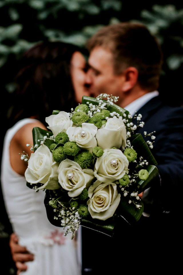 Man And Woman Kissing