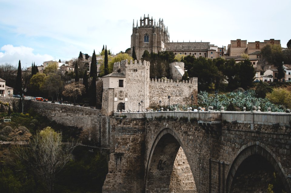 Photo Of Gray Castle And Bridge