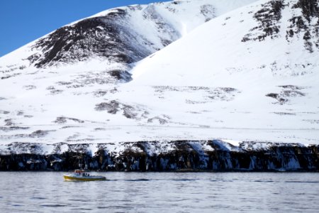 Snow Covered Mountain Photo photo