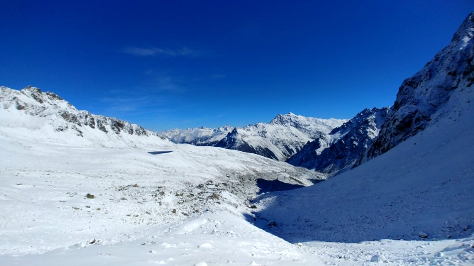 Mountainous Landforms Mountain Range Winter Snow photo