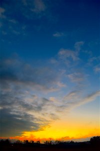 Sky Afterglow Dawn Horizon photo