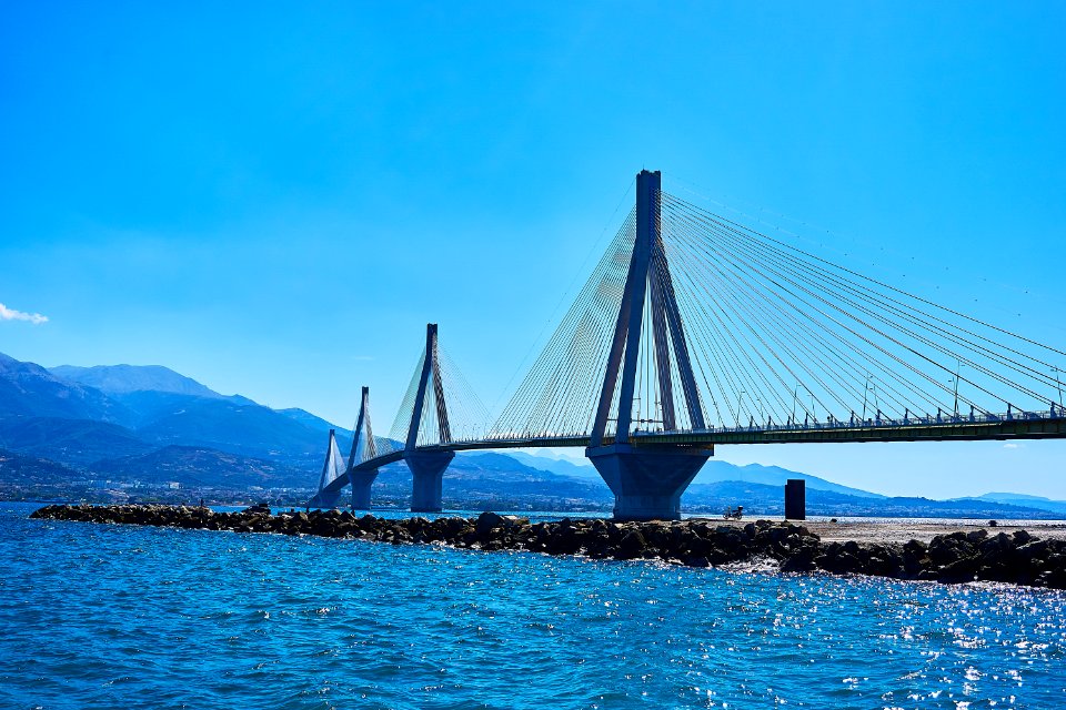 Bridge Sea Cable Stayed Bridge Sky