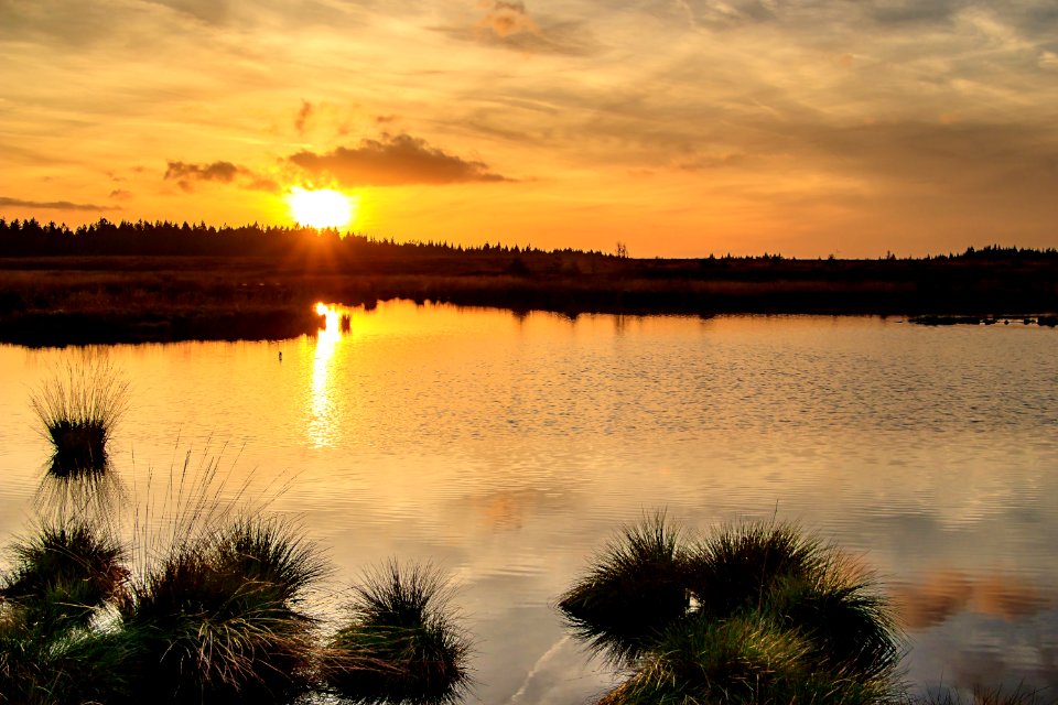Reflection Sky Water Sunset