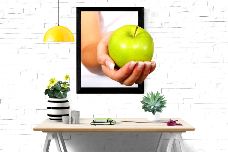 Yellow Fruit Produce Table