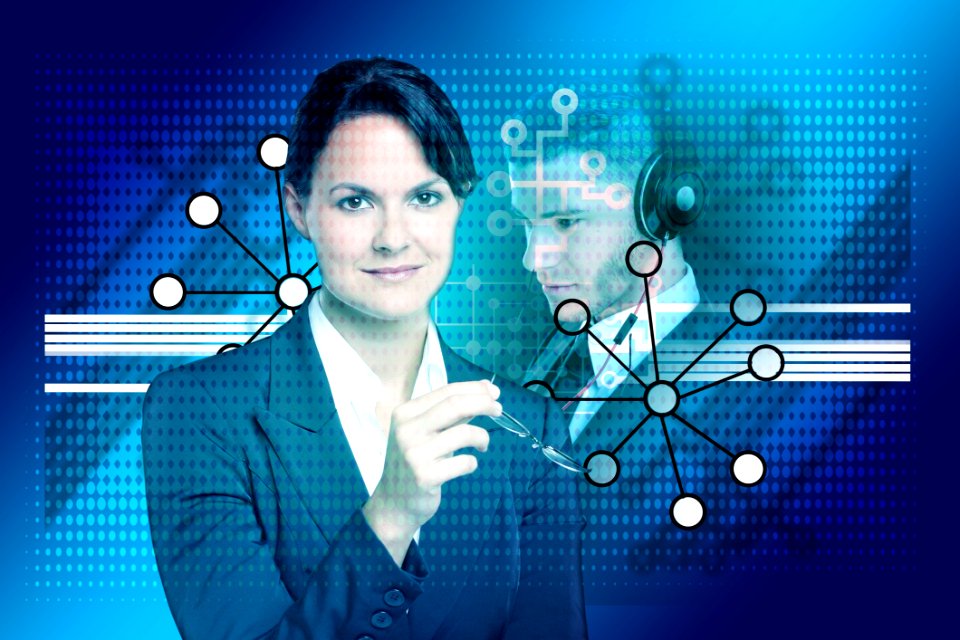 Blue Technology Human Behavior Professional