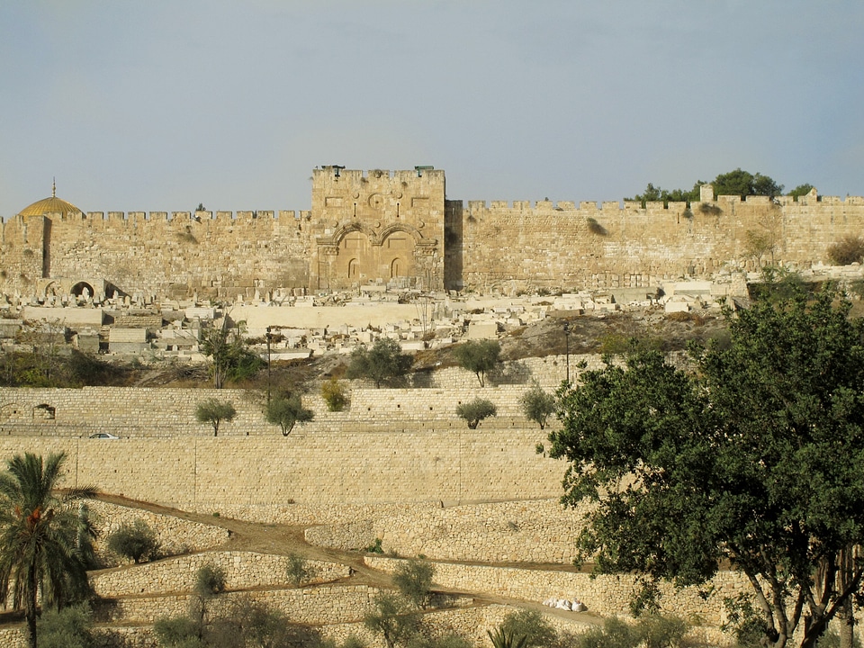 Holy city city wall wall