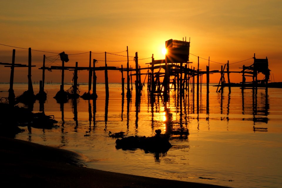 Reflection Sunset Sunrise Water