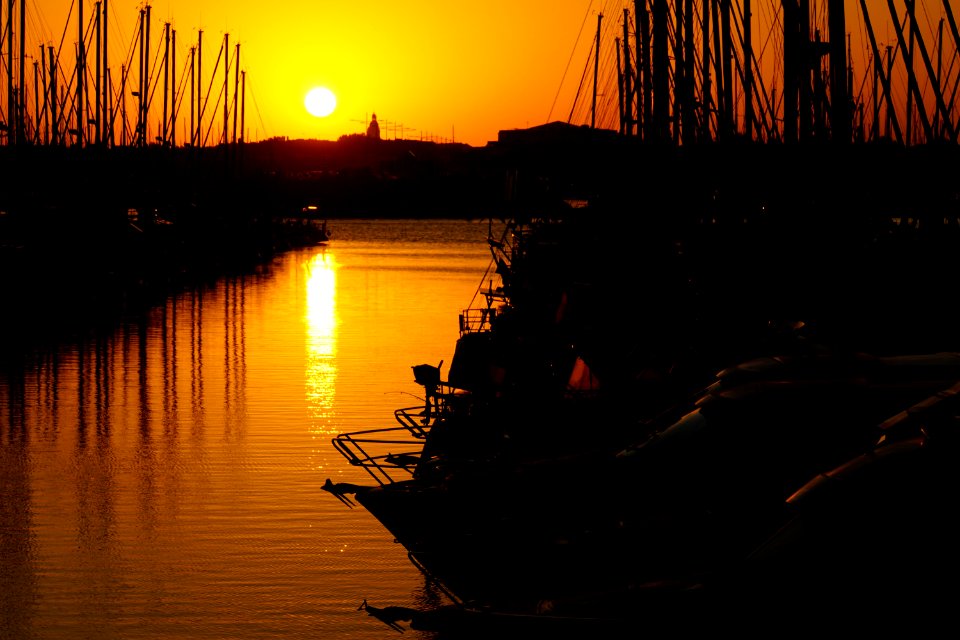 Reflection Water Body Of Water Sunset