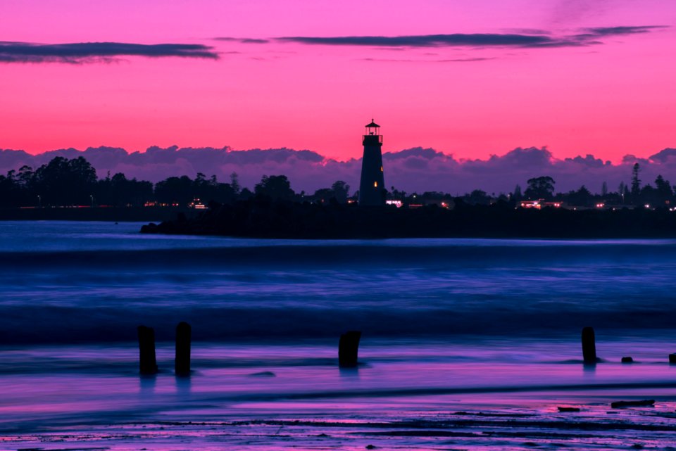 Lighthouse During Night