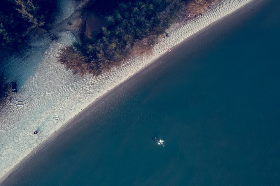 Areal Photo Of Long Beach Line