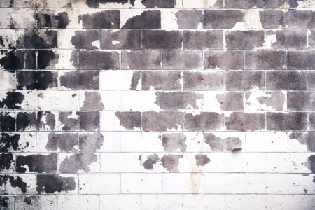 White And Gray Concrete Brick Wall photo