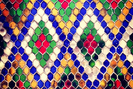 Multicolored Mosaic Photo photo