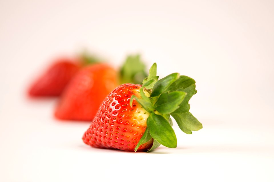 Shallow Focus Of Strawberry
