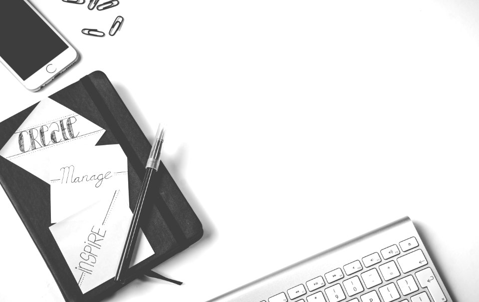 Black Pen Near Iphone And Apple Magic Keyboard