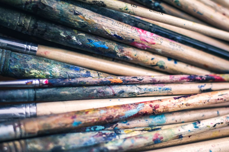Pile Of Paint Brush