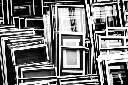 Monochrome Photography Of Frames photo