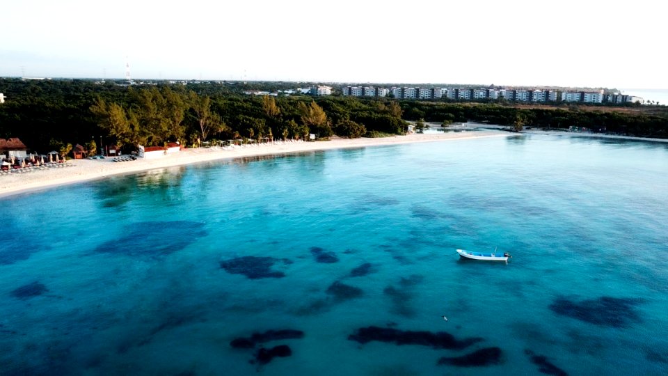 Aerial View Of Beach photo