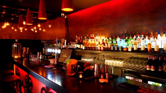 Assorted Bottle Inside Bar
