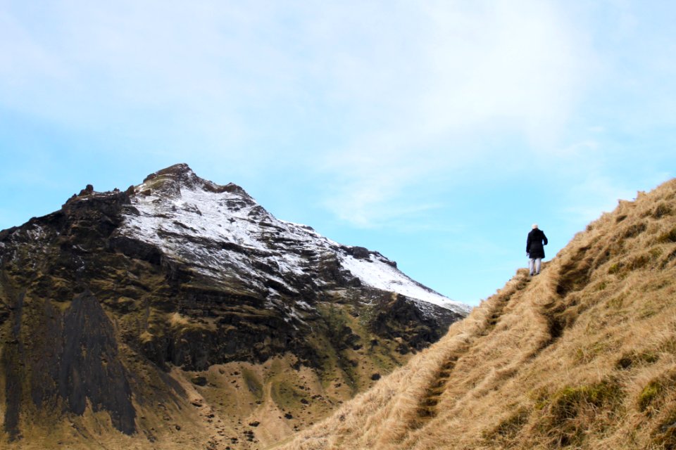 Person Climb On Mountain