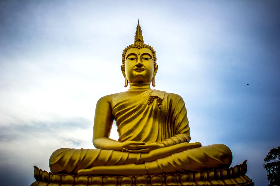Photo Of Golden Gautama Buddha