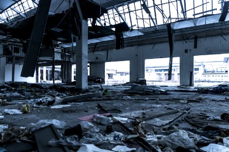 Damaged Building Interior