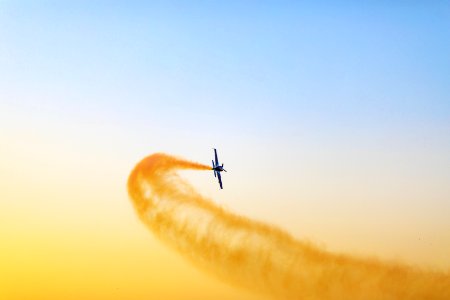 Black Airplane In The Sky