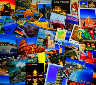 Collage Amusement Park Art Tourism