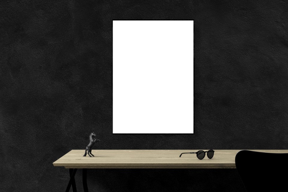 Wall Black And White Picture Frame Rectangle