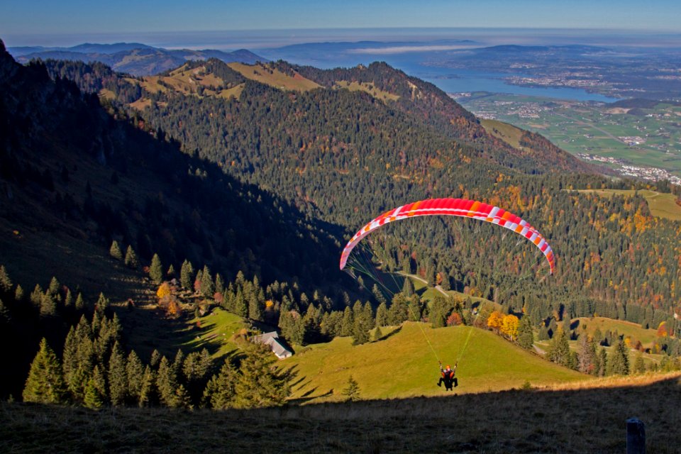 Paragliding Air Sports Ridge Mountain Range