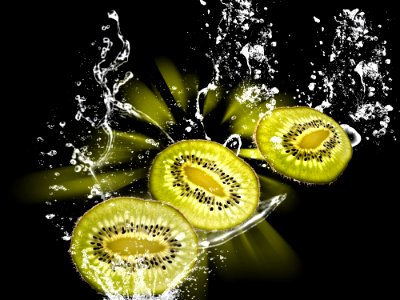 Yellow Kiwifruit Fruit Close Up photo