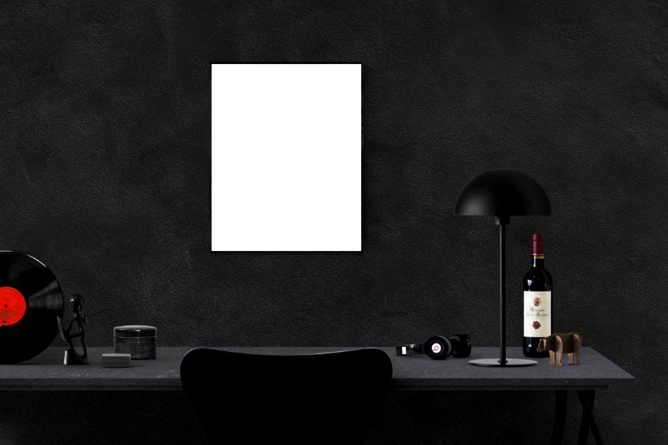 Black Wall Lighting Interior Design