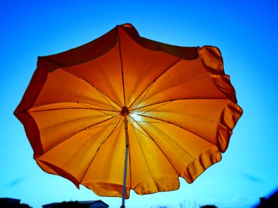 Sky Yellow Umbrella