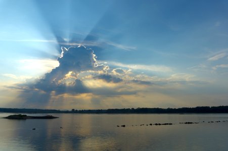 Sky Cloud Water Reflection