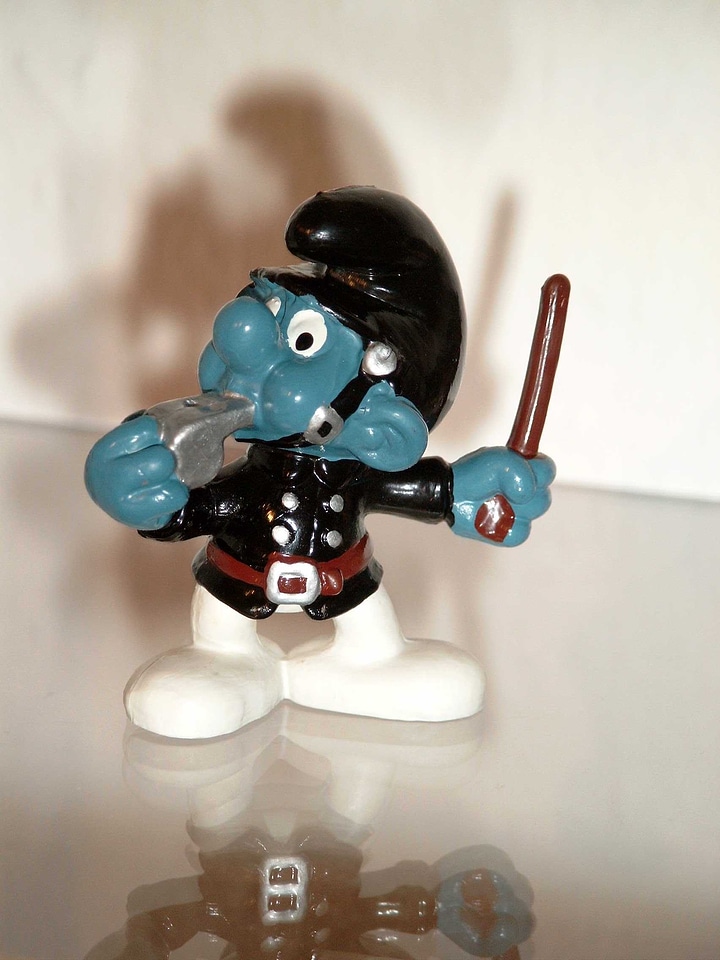 Smurf constable uniform