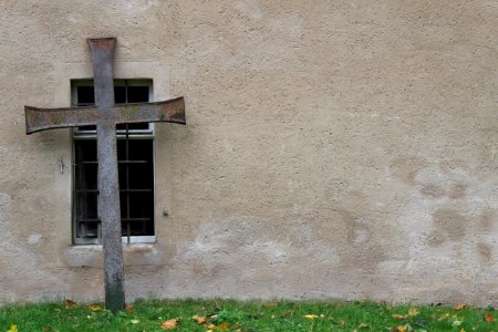 Wall Cross Window Facade