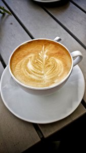 Flat White Cappuccino Latte Coffee photo