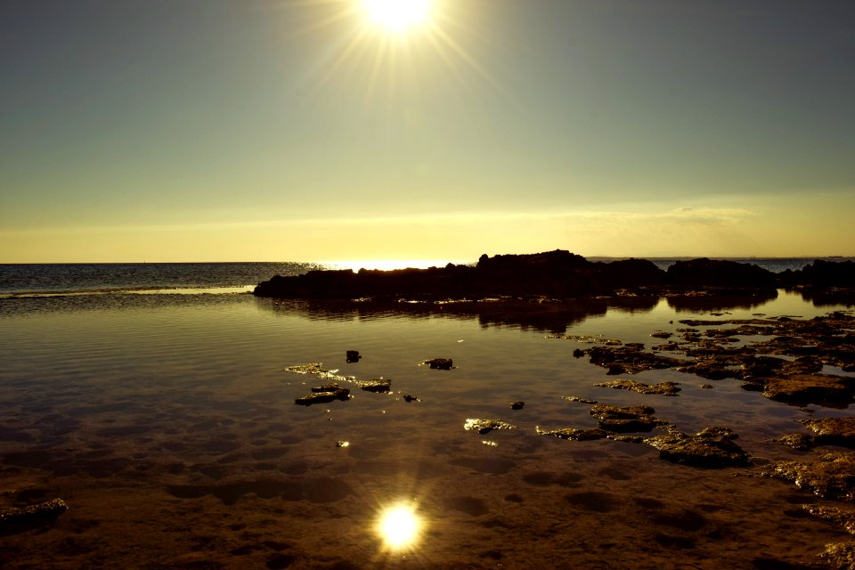 Sea Reflection Body Of Water Sky photo