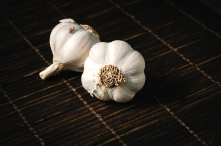 Two White Garlics photo