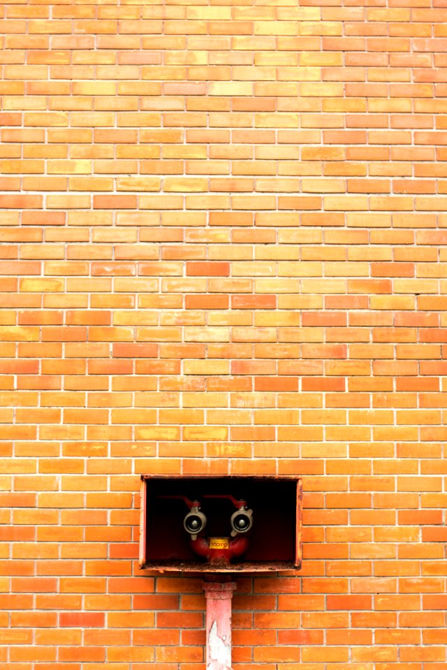 Brown Concrete Brick Wall