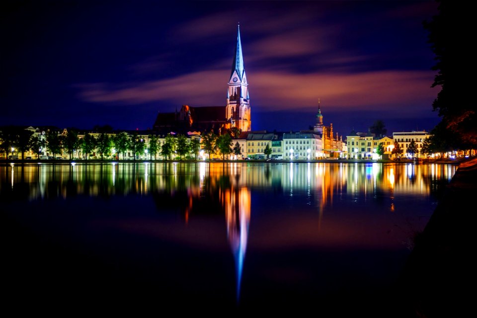 Reflection Cityscape Landmark City