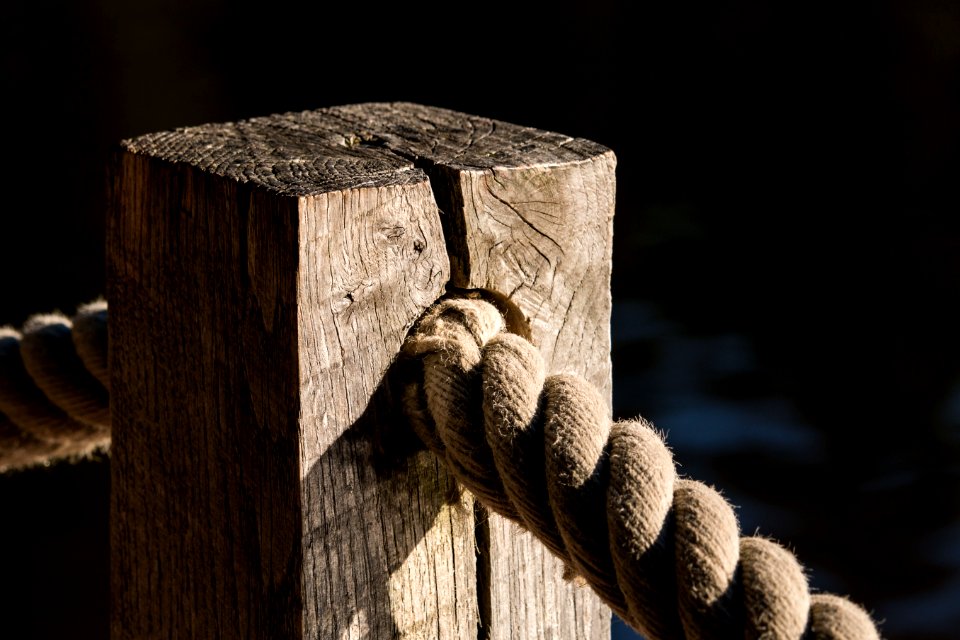 Wood Rope Hardware Accessory