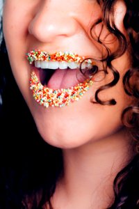 Multicolored Lip Beads