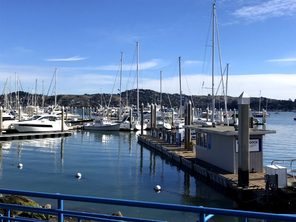 Yacht And Sail Boats Near Boardwalk photo