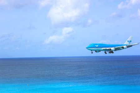 White And Blue Passenger Plane