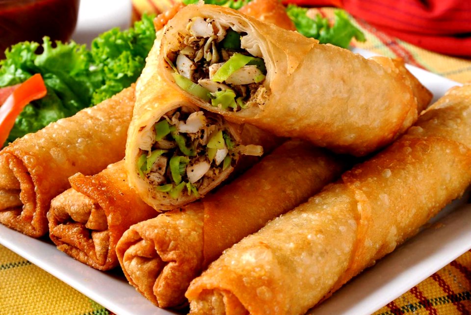 Lumpia Spring Roll Dish Appetizer