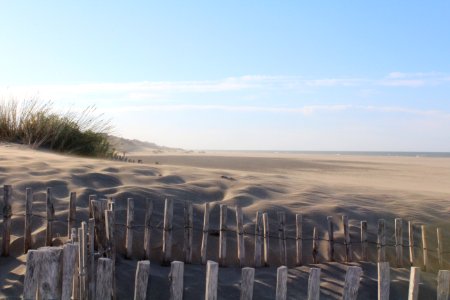 Sky Shore Horizon Sand