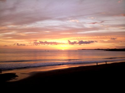 Horizon Sky Sea Sunset photo