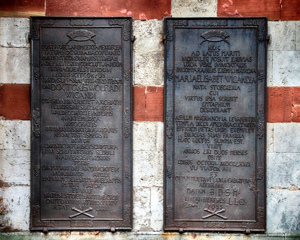 Memorial Wall History Commemorative Plaque