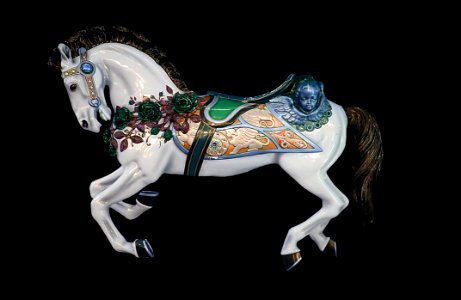 Horse Horse Like Mammal Amusement Ride Figurine