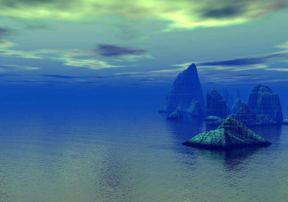 Sky Calm Sea Water